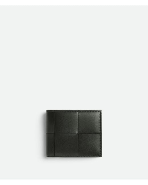 Portefeuille Bi-fold Avec Porte-monnaie Cassette Bottega Veneta pour homme en coloris Black