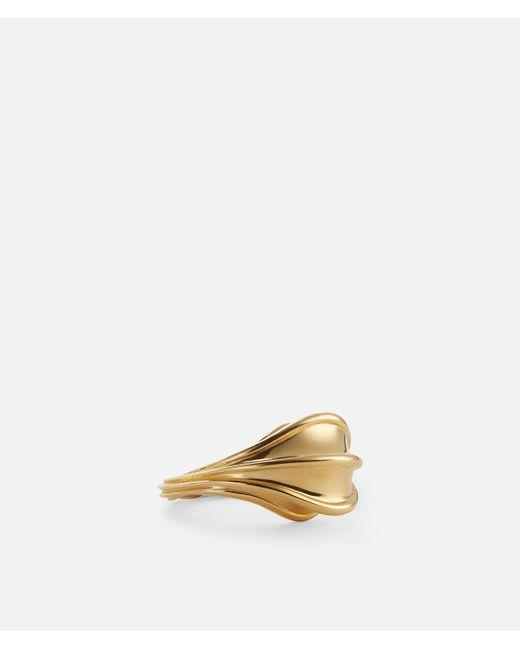 Bottega Veneta Metallic Drop Ring
