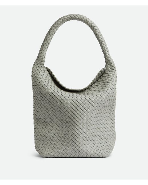 Bottega Veneta Gray Medium Cabat Bucket