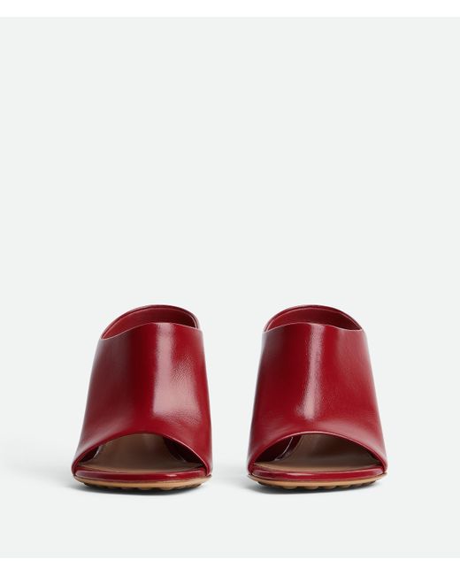 Bottega Veneta Red Rana Mule