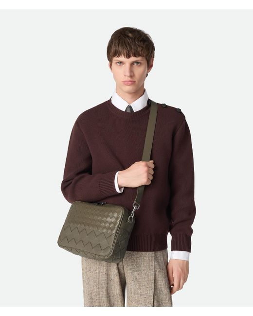 Bottega Veneta Intrecciato Camera Bag in Green für Herren