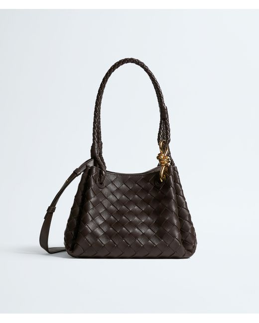 Bottega Veneta Black Parachute Bag Small