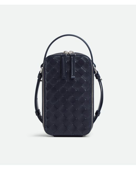 Bottega Veneta Blue Getaway Phone Crossbody Bag for men