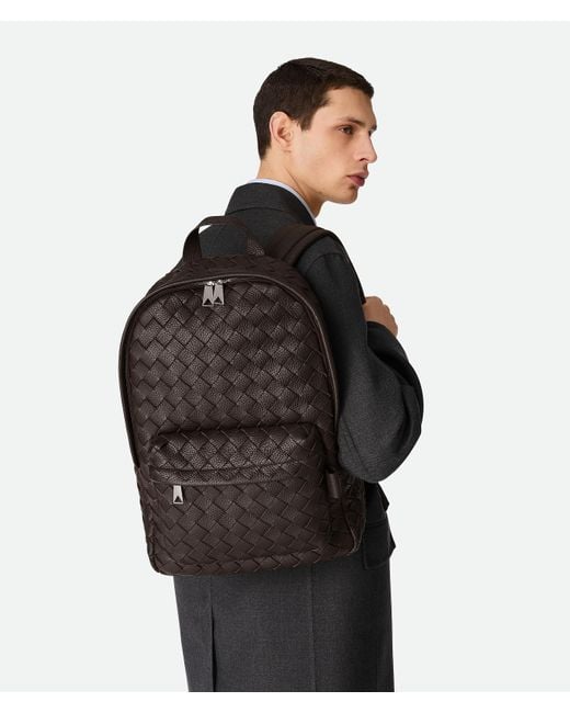 Bottega Veneta Intrecciato Rucksack in Black für Herren