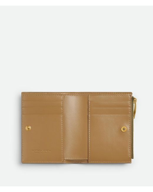 Bottega Veneta カセット スモール 二つ折りウォレット Green