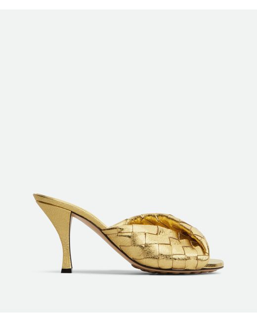 Mule Blink di Bottega Veneta in Metallic