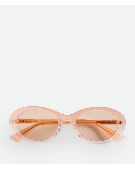 Bottega Veneta クラシック オーバル サングラス Pink
