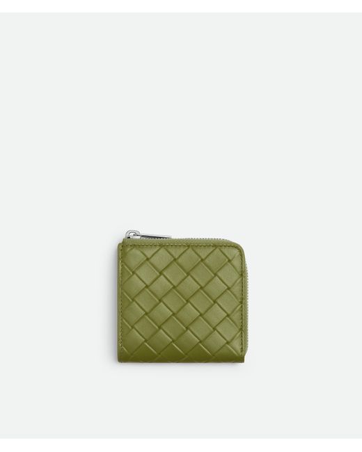Bottega Veneta メンズ グリーン イントレチャート スタンプ スクエア 