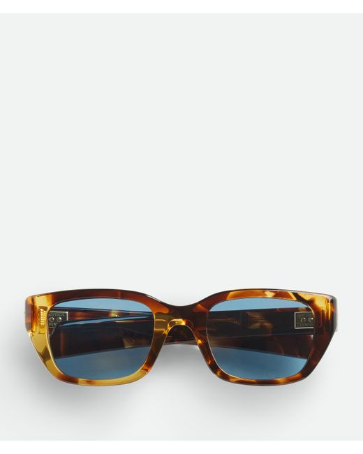 Bottega Veneta バーディー スクエア サングラス Blue