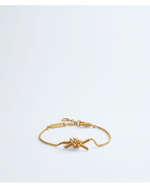 Bottega Veneta White Knot Bracelet