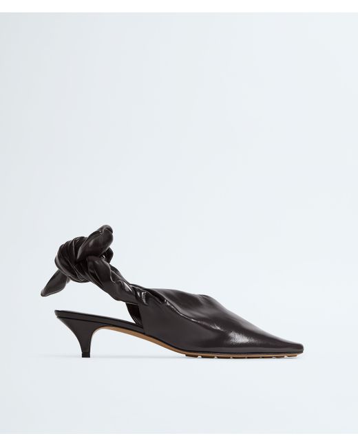 Bottega Veneta White Vesta Sling Back Pump