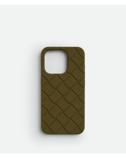 Bottega Veneta Green Iphone 15 Pro Case