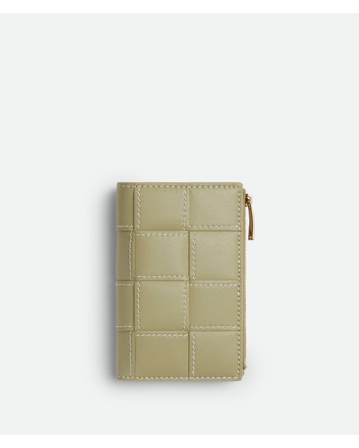 Bottega Veneta カセット ミディアム 二つ折りウォレット Green