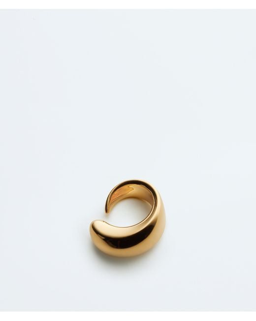 Bottega Veneta Metallic Prisma Ring
