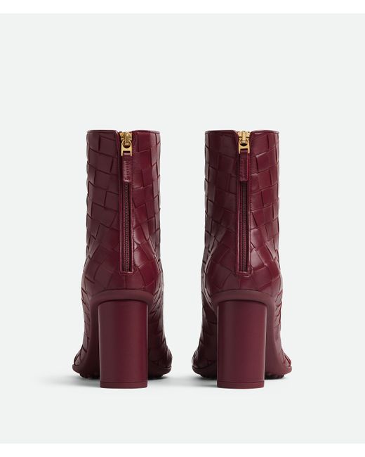 Bottega Veneta Purple Atomic Ankle Boot