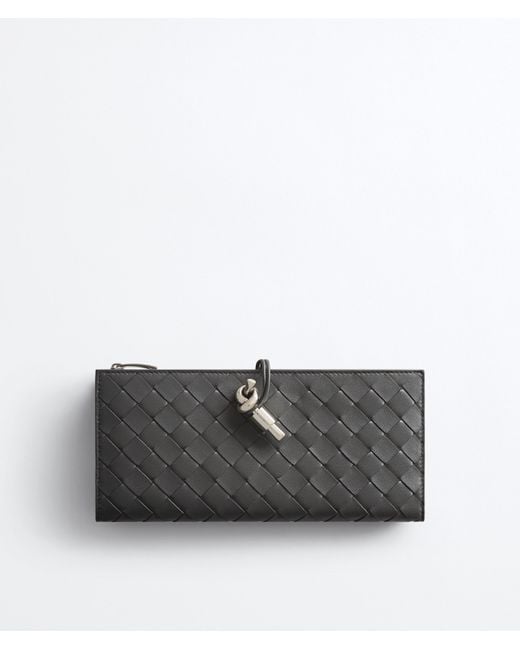 Bottega Veneta Gray Andiamo Wallet Organizer