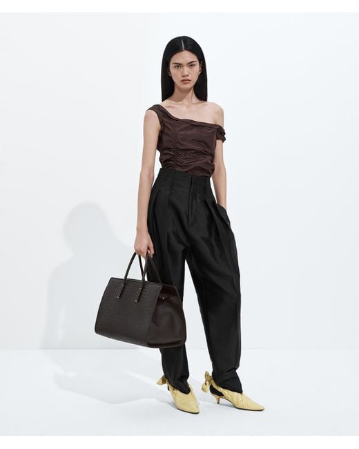 Bottega Veneta Black Barbara Tote Bag
