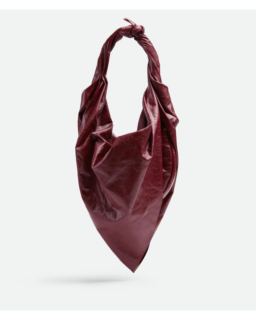 Bottega Veneta Red Foulard Shoulder Bag