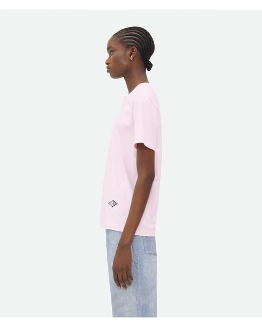Bottega Veneta ライトコットンジャージー Tシャツ White
