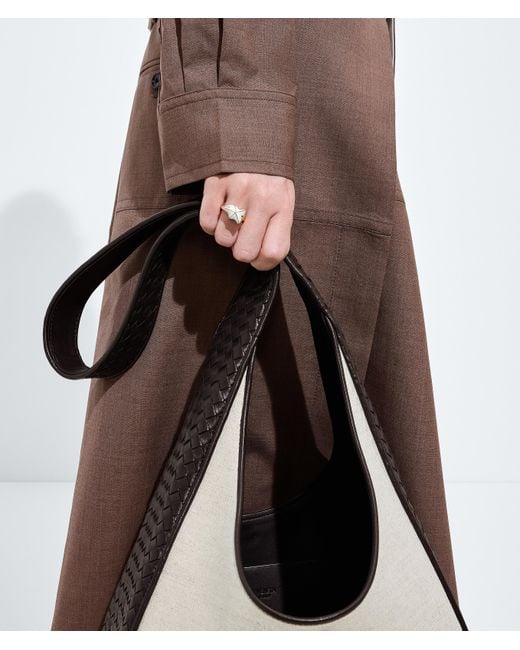 Bottega Veneta White Drop Ring