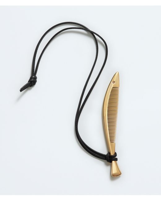 Bottega Veneta White Sardine Hair Comb