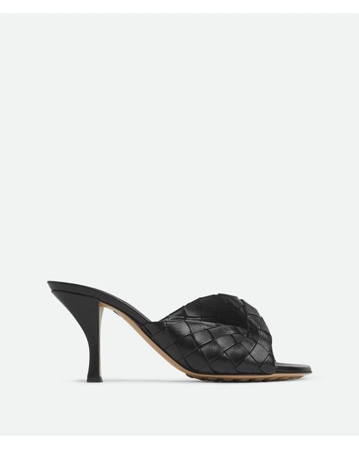 Bottega Veneta Black Blink Mules