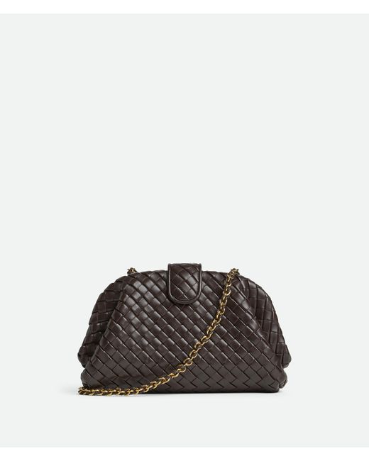 Bottega Veneta Lauren 1980 Mini Clutch With Chain in Brown Lyst UK