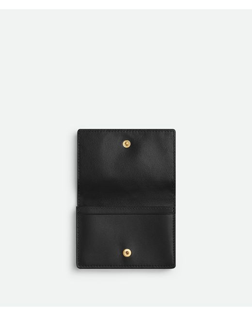 Bottega Veneta イントレチャート ビジネスカードケース Black