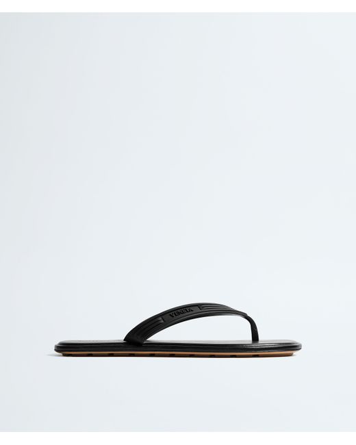 Bottega Veneta White Sampieri Flat Thong