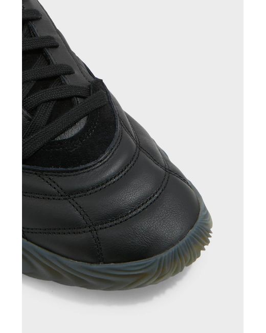 black leather trainers adidas