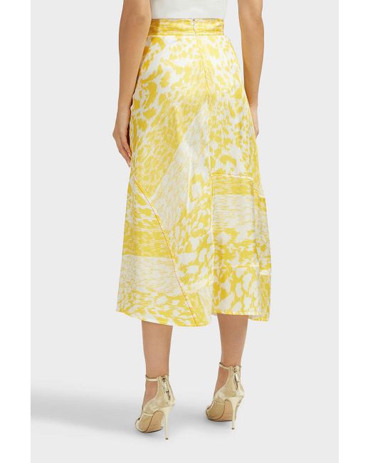 leopard print skirt silk