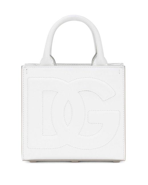 Dolce&Gabbana Dg Daily Medium White Tote Bag