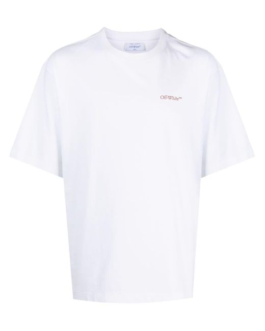 Off-White c/o Virgil Abloh Logo Print White T-shirt for Men