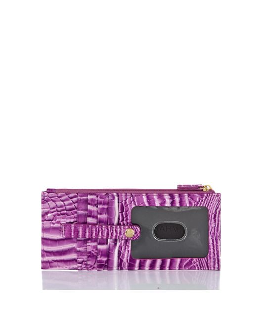 Brahmin Purple Credit Card Wallet