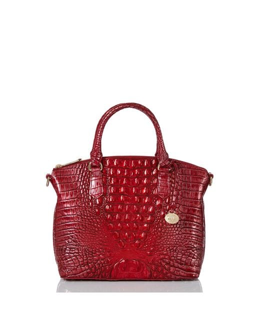 Brahmin Duxbury Satchel in Red Lyst