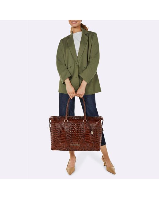 Brahmin duxbury weekender hotsell travel bag pecan