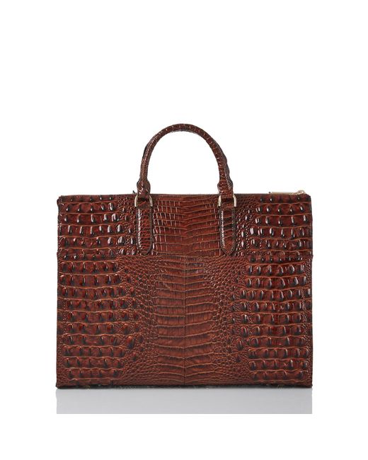 Brahmin Red Business Tote