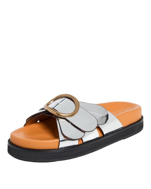 Farm Rio Brown Daisy Slide