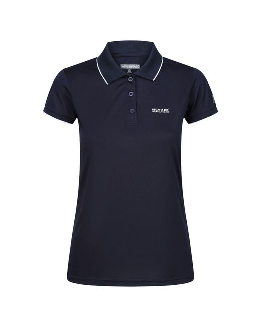 Regatta Blue Polo Shirt Remex Ii Polyester Solid
