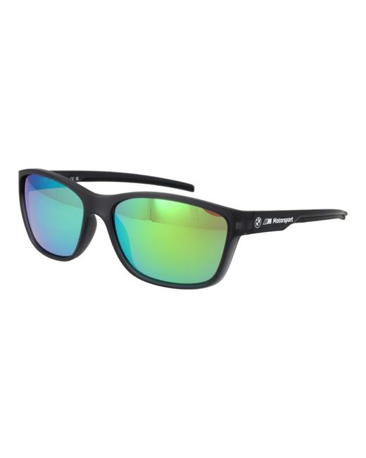 BMW Green Sunglasses Bs0036 20Q Matte Mirror