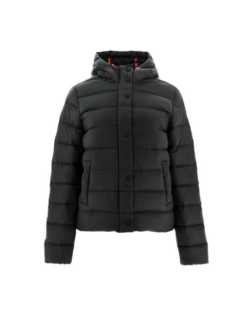 J.O.T.T Black Jane Down Hooded Jacket Plain