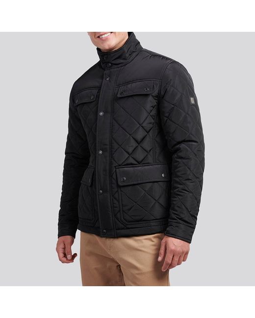 U.S. POLO ASSN. Black Diamond Quilted Funnel Jacket