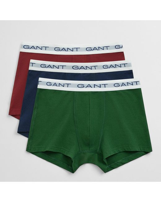 Gant Green Multi Trunk 3-Pack