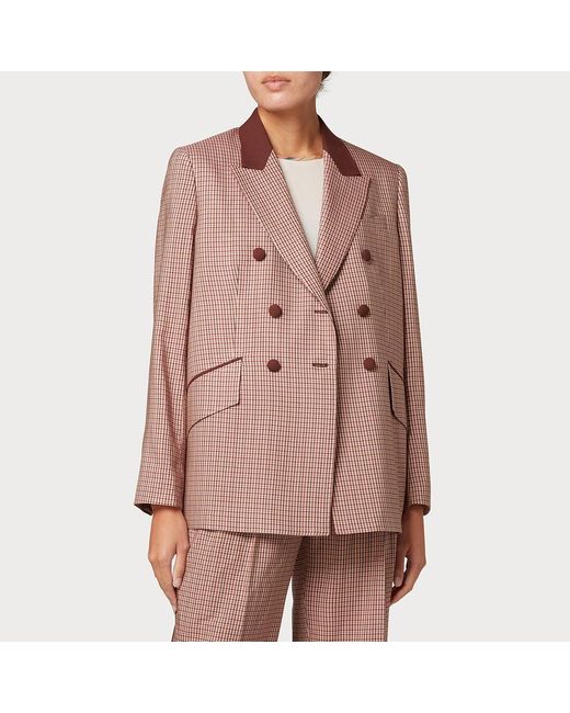 Paul Smith Pink Gingham Blazer