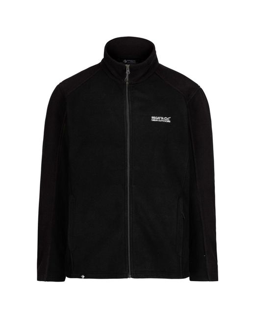 Regatta Black Fleece Jacket Hedman Ii Polyester