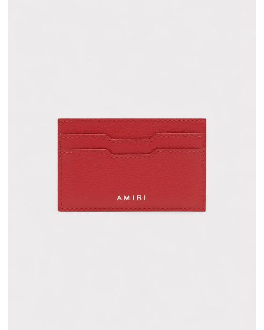 Amiri Red Core Logo Cardholder