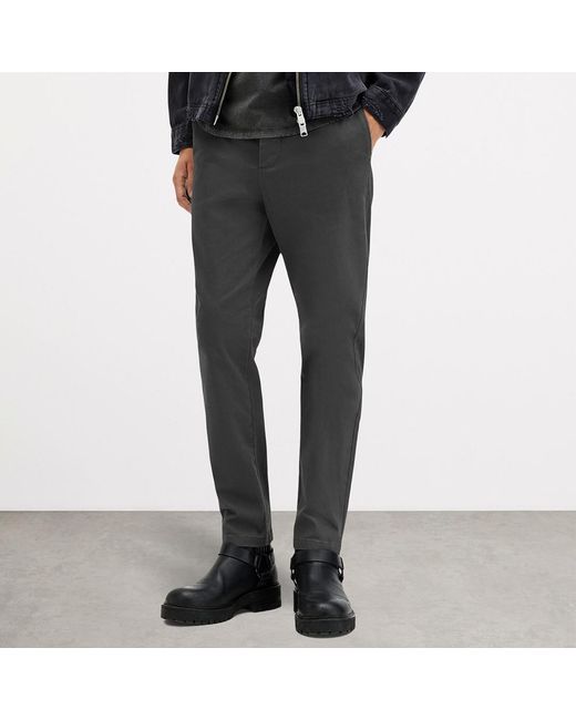AllSaints Gray Walde Slim Chinos