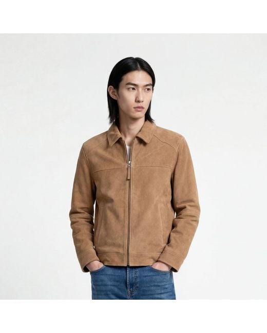 Weston Brown Suede Jacket