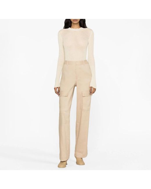 FRAME Natural Sand Cargo Trouser