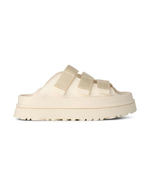 Ugg Natural Golden Glow Slide Sandals